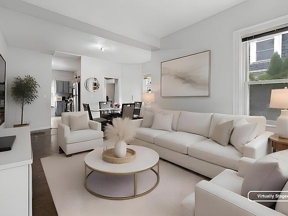 Living Room/Entry virtually staged