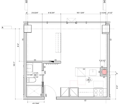 Floor plan Studio
