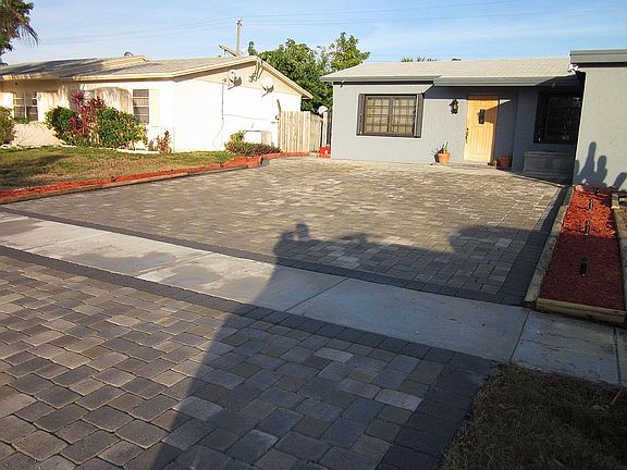 Paver Stones Driveway