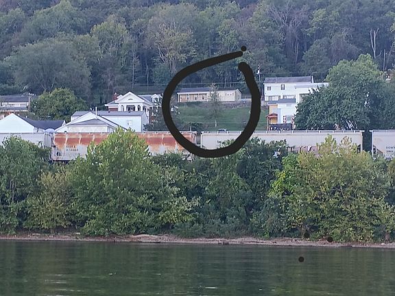 House view from the river