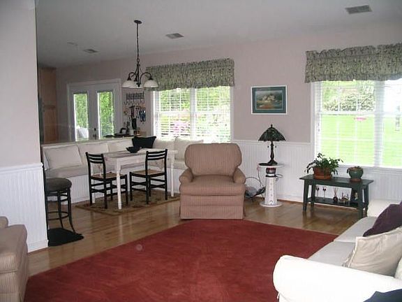 Foyer looking into living room