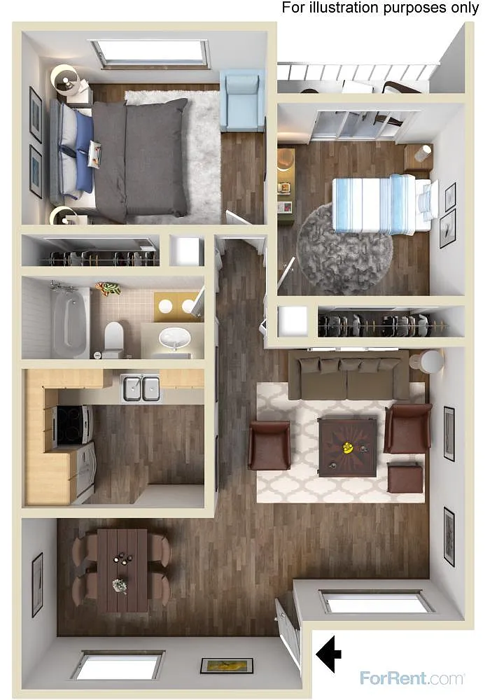 Floor plan Gardenia - 2A
