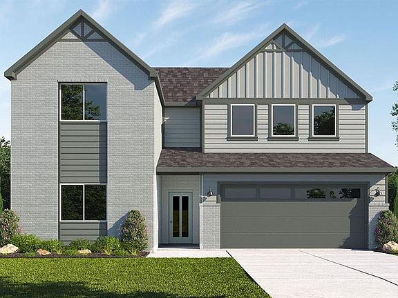 D.R. Horton's Owl Floorplan Elevation G. All photos shown here may not depict the specified home & features included are for illustration purposes only