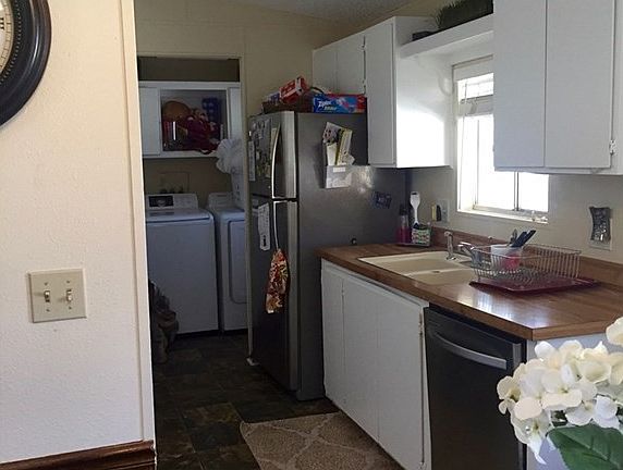 Kitchen towards Laundry Area