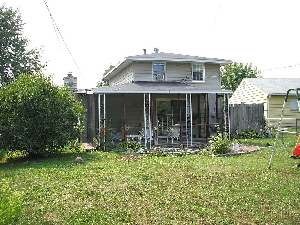 Relax on the screened porch.