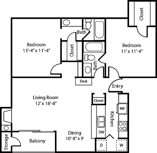 Floor plan PLA - B1