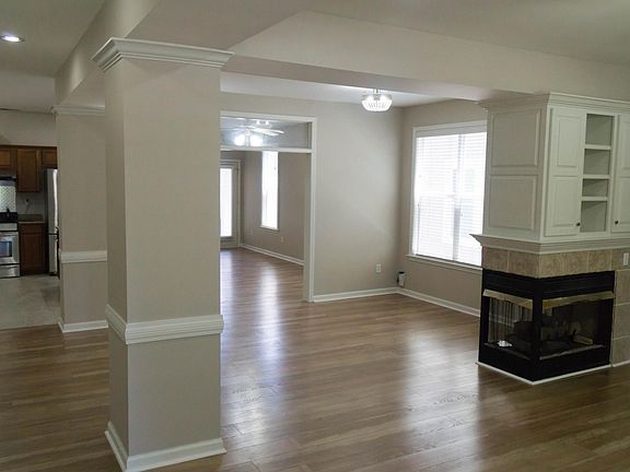 living room, dining room