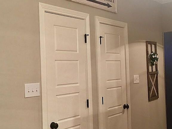 Walk in pantry and closets