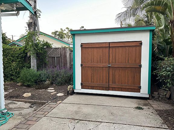 Shed - front view