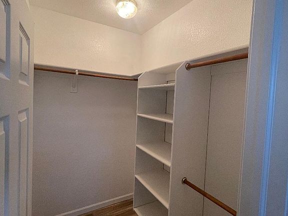 Master walk-in closet