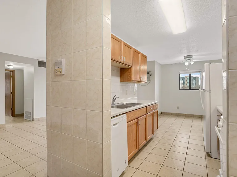 Kitchen, Showing Dishwasher, Sink and Cabinets