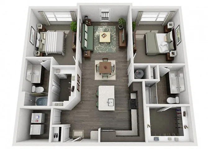 Floor plan B1