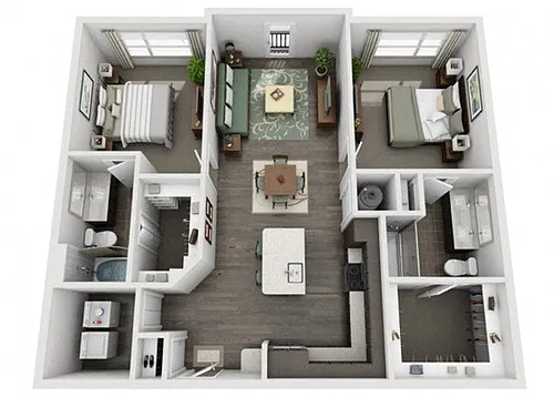 Floor plan B1