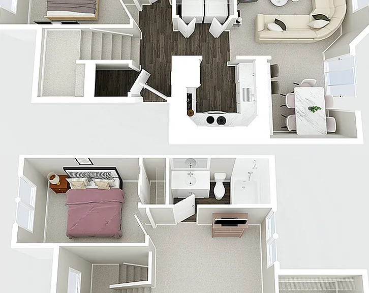 3 bedroom townhome HP