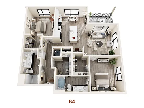 Floor plan B4