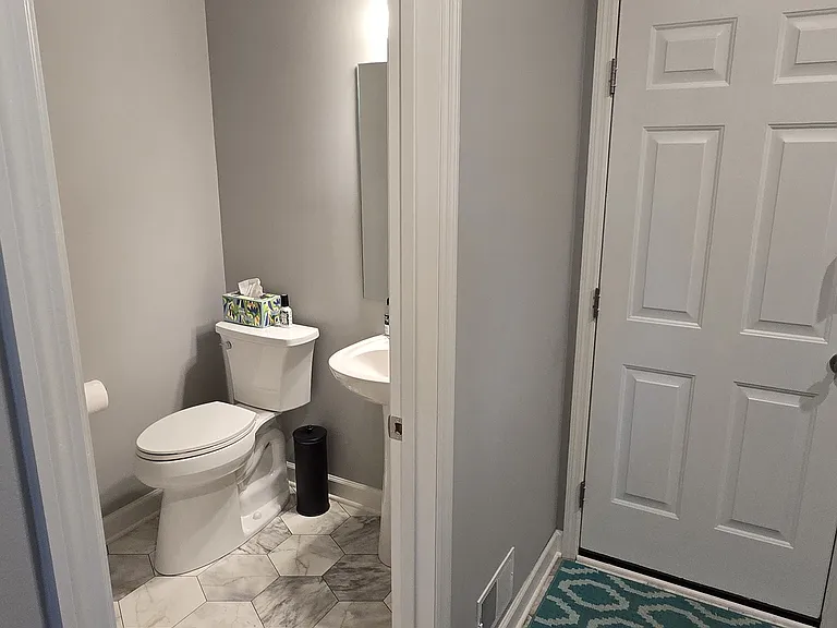 Garage Entry and 1/2 Bath