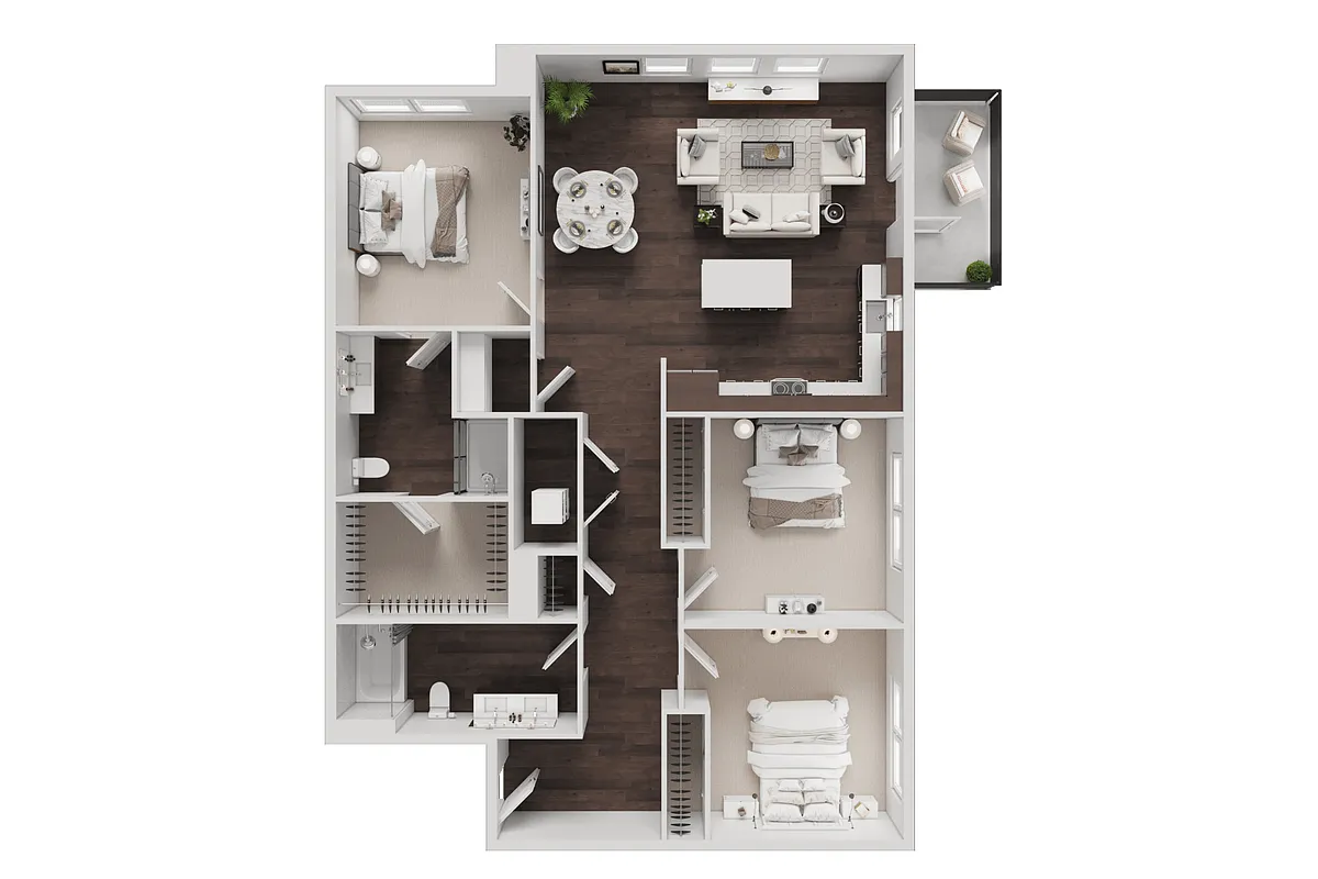 Floor plan Basecamp - Voyage