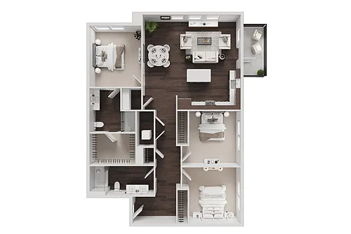 Floor plan Basecamp - Voyage