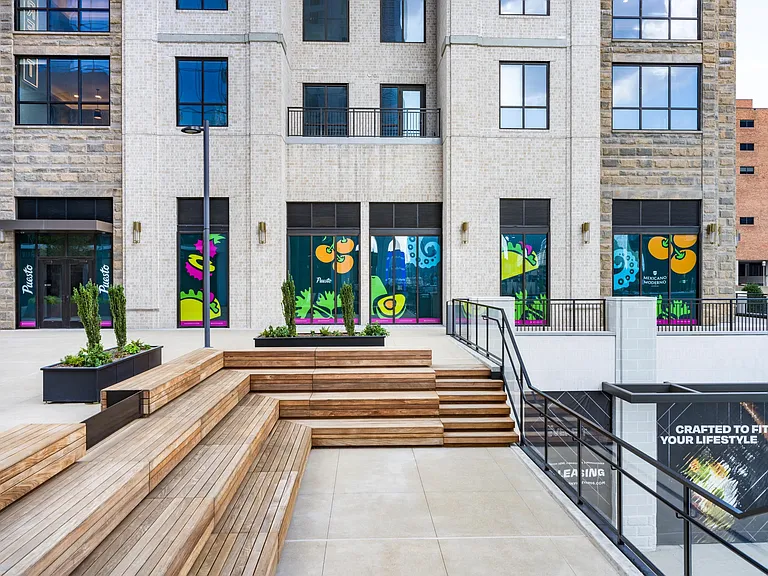 Modera McGavock, where creative storefronts and modern design set the tone for connected city living.
