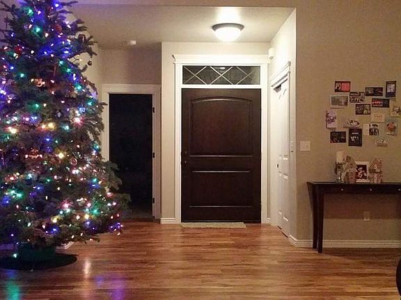 Foyer with XL front door