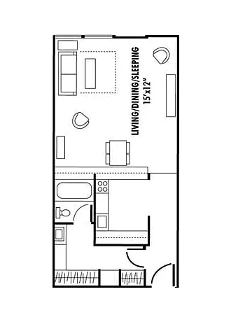 Floor plan Studio