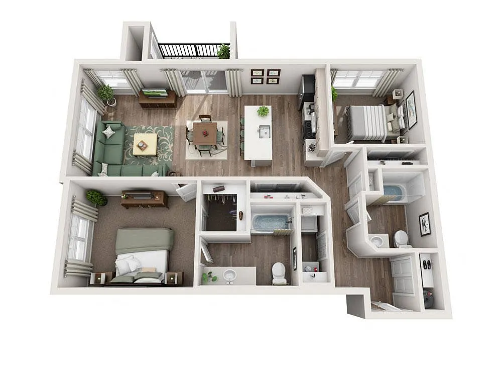 Floor plan Tahoma II