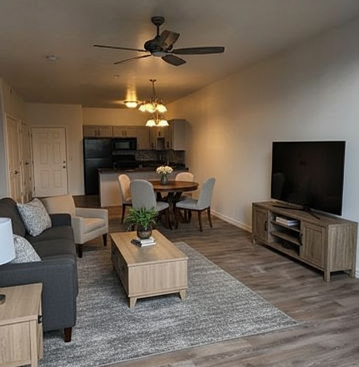 LIVING AND DINING ROOM