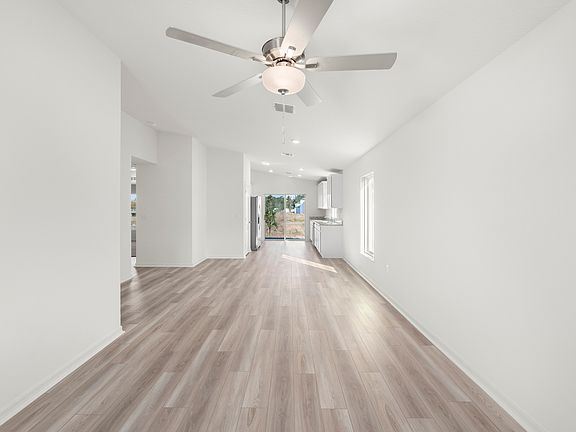 This floor plan boast an open-concept design!