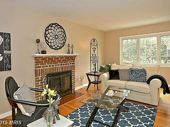 Living Room w/wood burning fireplace