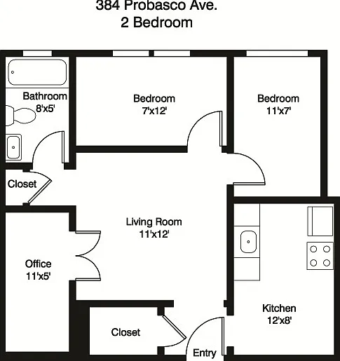 2x1 C Floorplan - Units 15,16 2x1 C Floorplan - Units 15,16