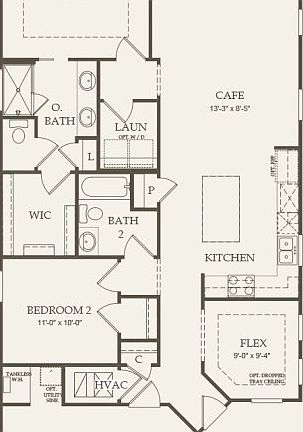 First Floor 2 br 2 ba