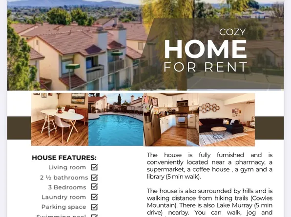 (undisclosed Address), San Diego, CA 92119