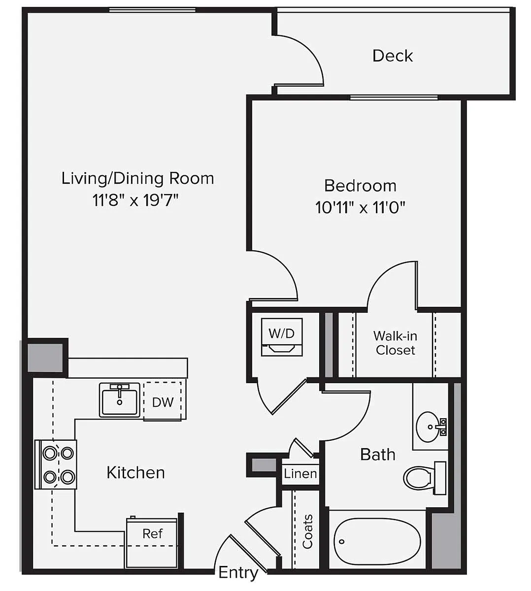 Floor plan A1-305