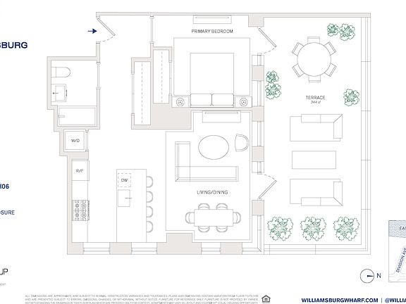 2nd image of 482 Kent Ave #Penthouse 6