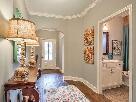 The Arlington Entry Powder Room This is a model representation, not the actual model