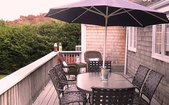 Outdoor living with gas barbecue grill
