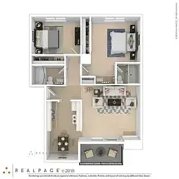 Floor plan B1 1050