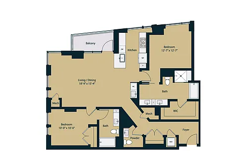 Floor plan PH2