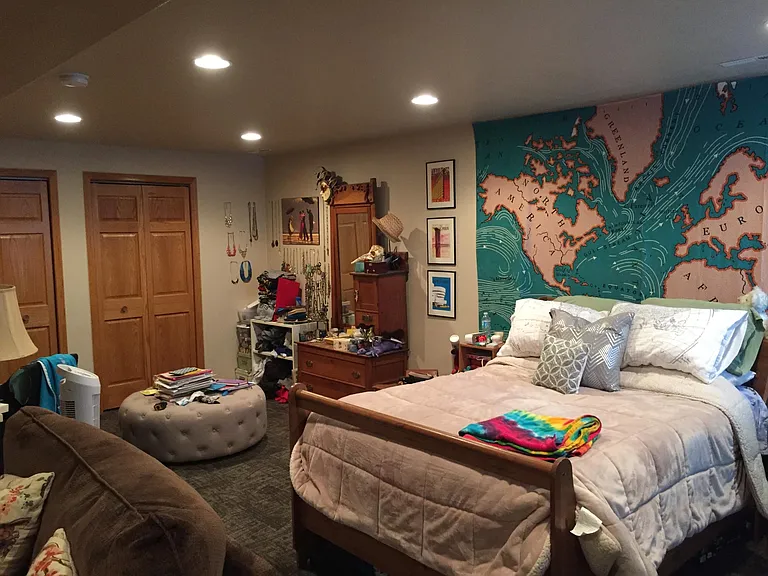 Finished lower level. Almost 600 sq ft. This is a conformi