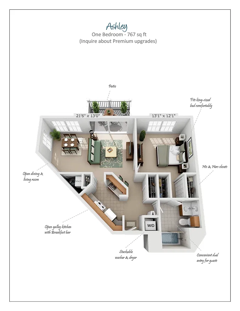 Floor plan Ashley