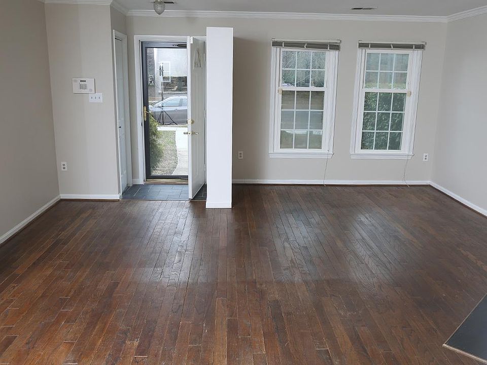 Living room looking out towards front door
