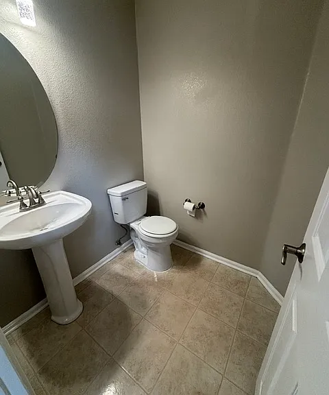 1/2 bath on main level