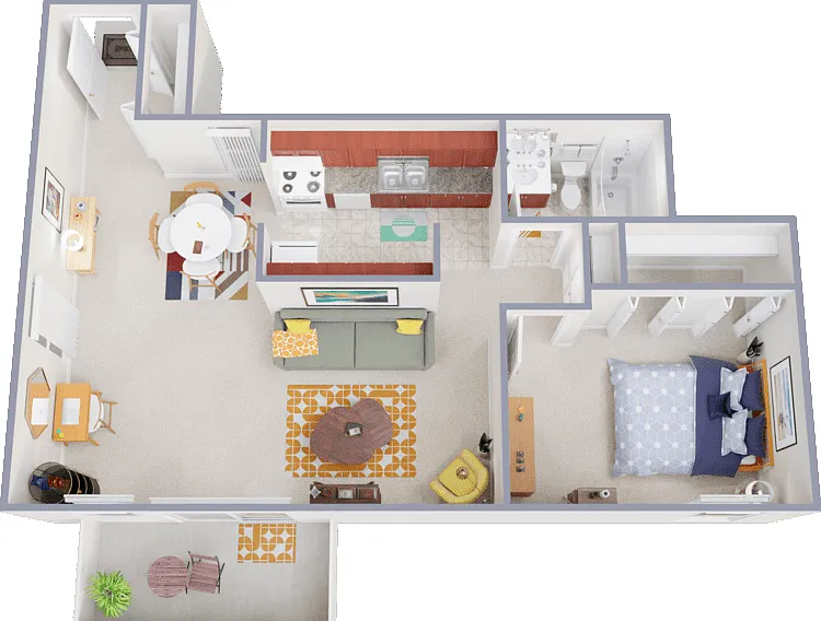 The Oneida Floorplan Diagram