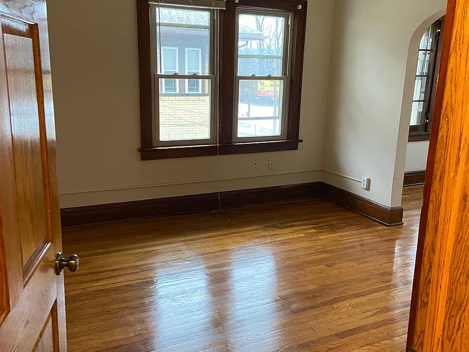 Front entry into living room