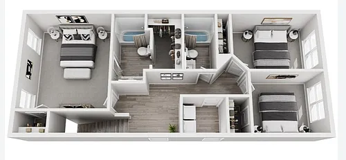 Floor plan Duplex