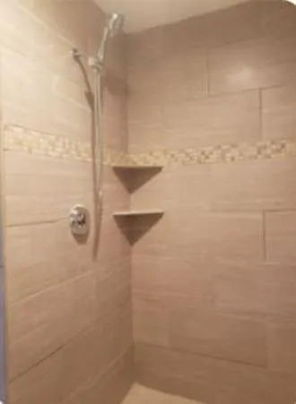 Downstairs guest shower