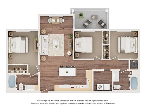 Floor plan 3A