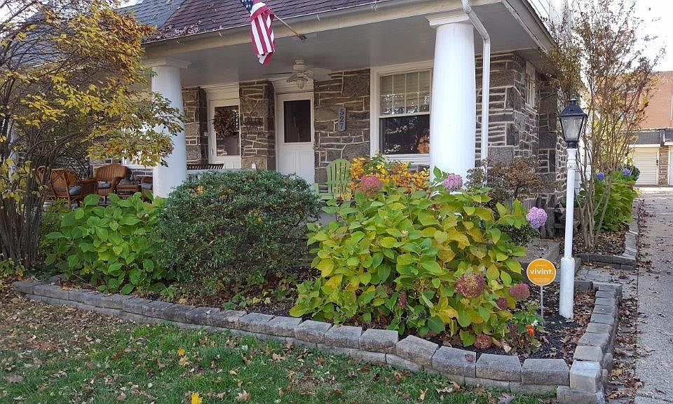 Front of home.