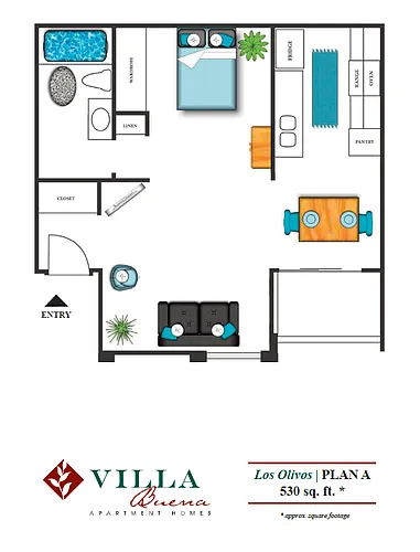 Floor plan Los Olivos