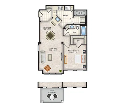 Floor plan The Bally